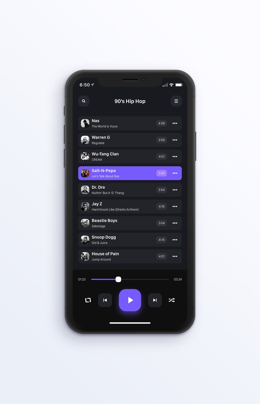 How to Create a Music Player App UI Design in Adobe XD