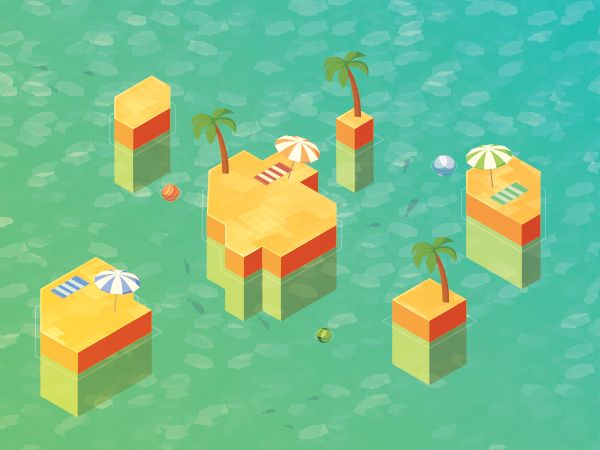 Create an Isometric Vector Art Island With Hexels and