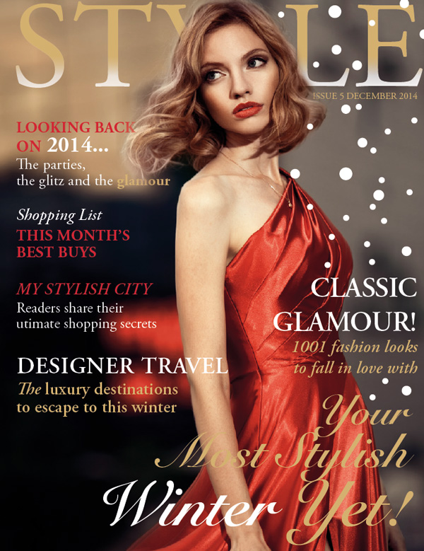 Design a Fashion Magazine Cover in Adobe InDesign
