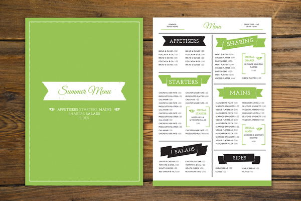 How to Create a Tasty, Trendy Menu Card in Adobe InDesign