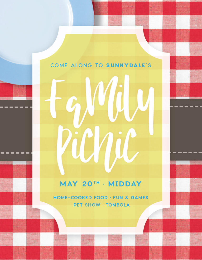 How to Create a Summer Picnic Community Event Flyer in Adobe InDesign