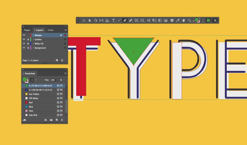 How to Create a Bold 90s Text Effect in Adobe InDesign