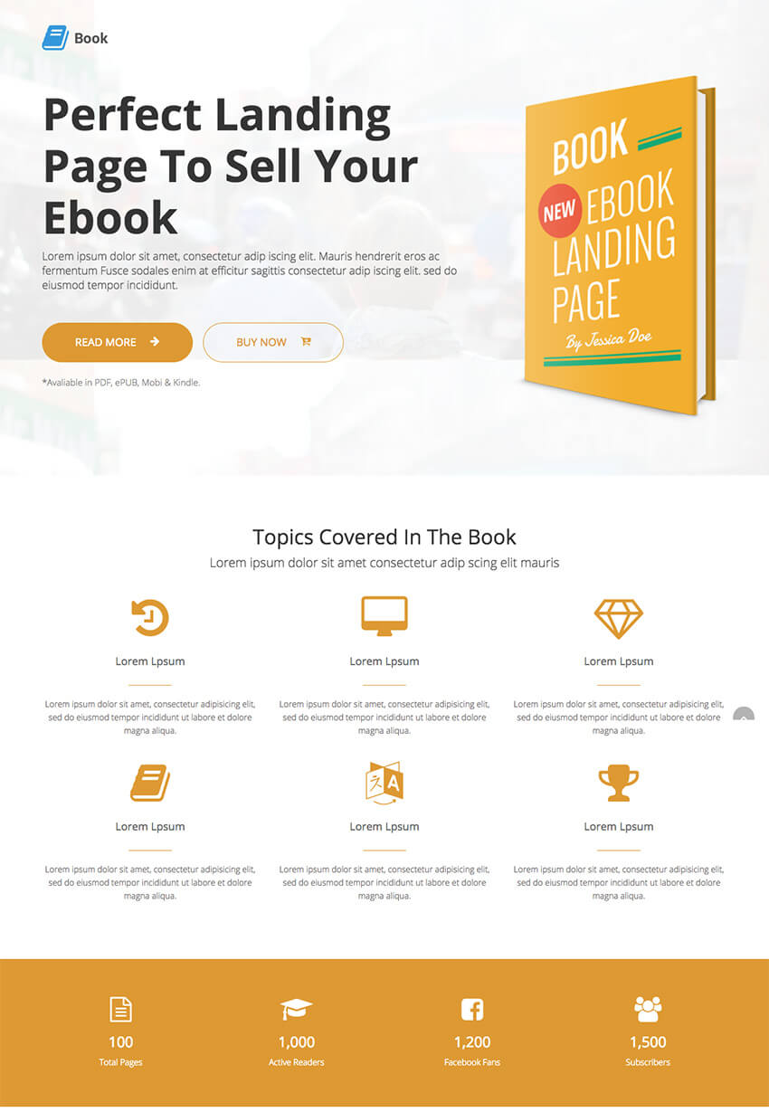 15+ WordPress eBook Themes Made to Boost Author Sales Online