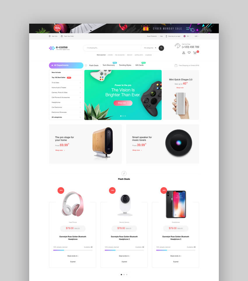 10 Best Shopify Themes for Electronic Stores 2020 LaptrinhX