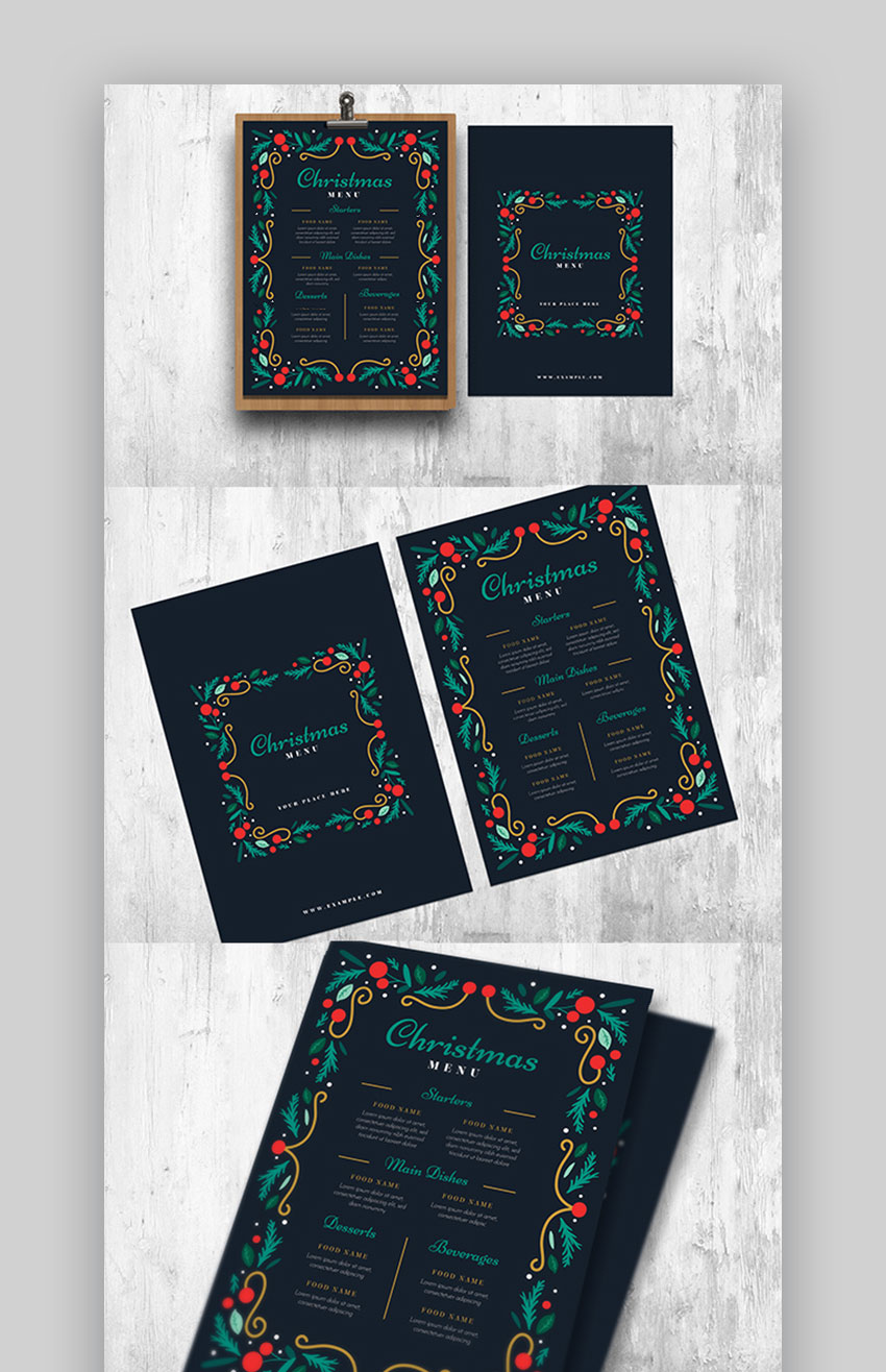 20+ Cool Restaurant (Food) Menu Templates (Best Modern Designs for 2021)