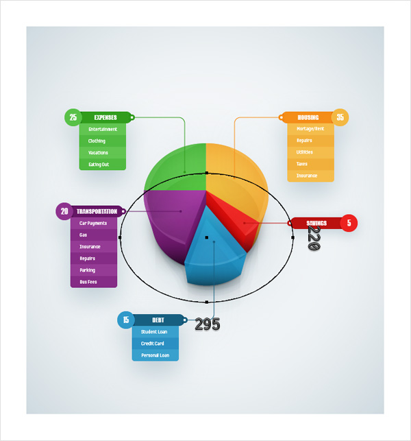 How to Create a 3D Pie Chart Design in Adobe Illustrator