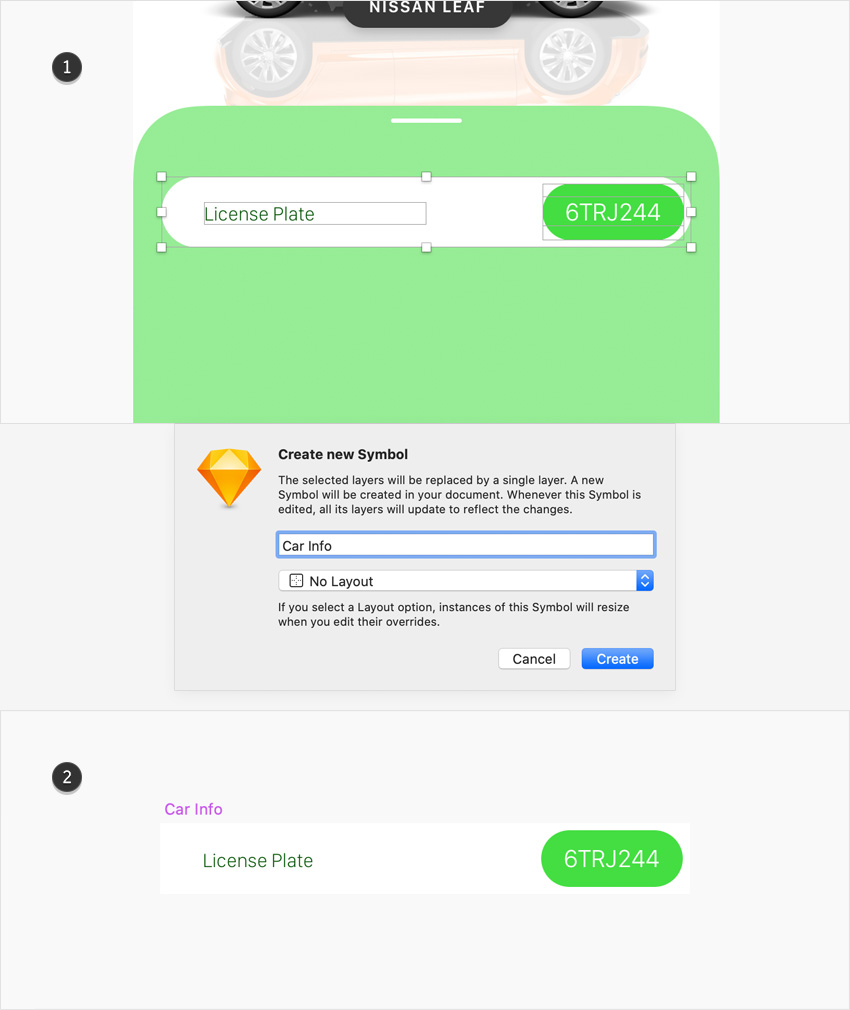 How to Design a Car App Design UI in Sketch LaptrinhX