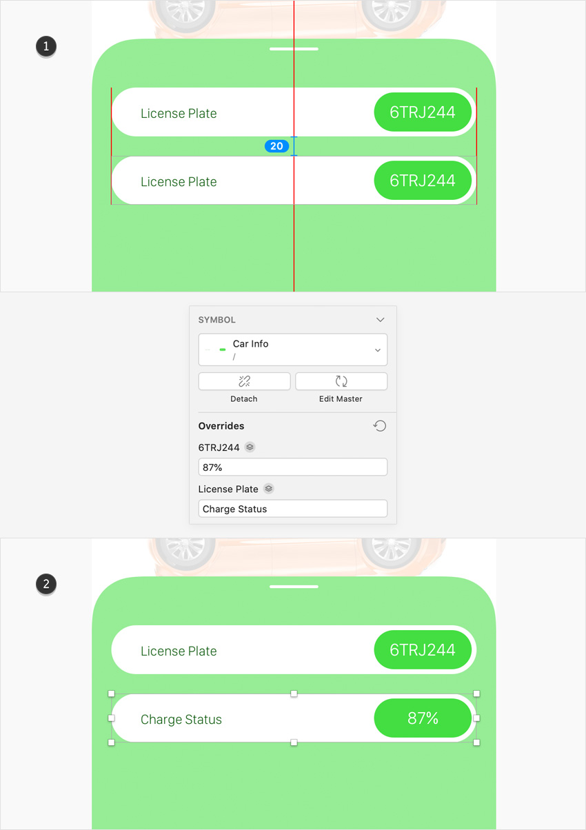 How to Design a Car App Design UI in Sketch LaptrinhX