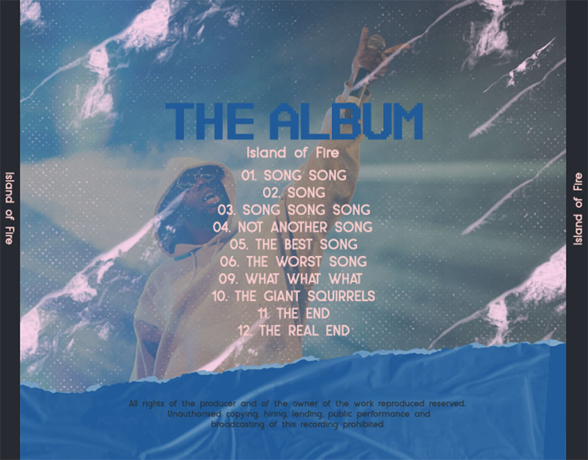 32 Best Album Back Cover Designs (Make Your Own Online)