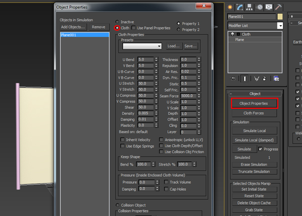 Tearing the Cloth in 3ds Max