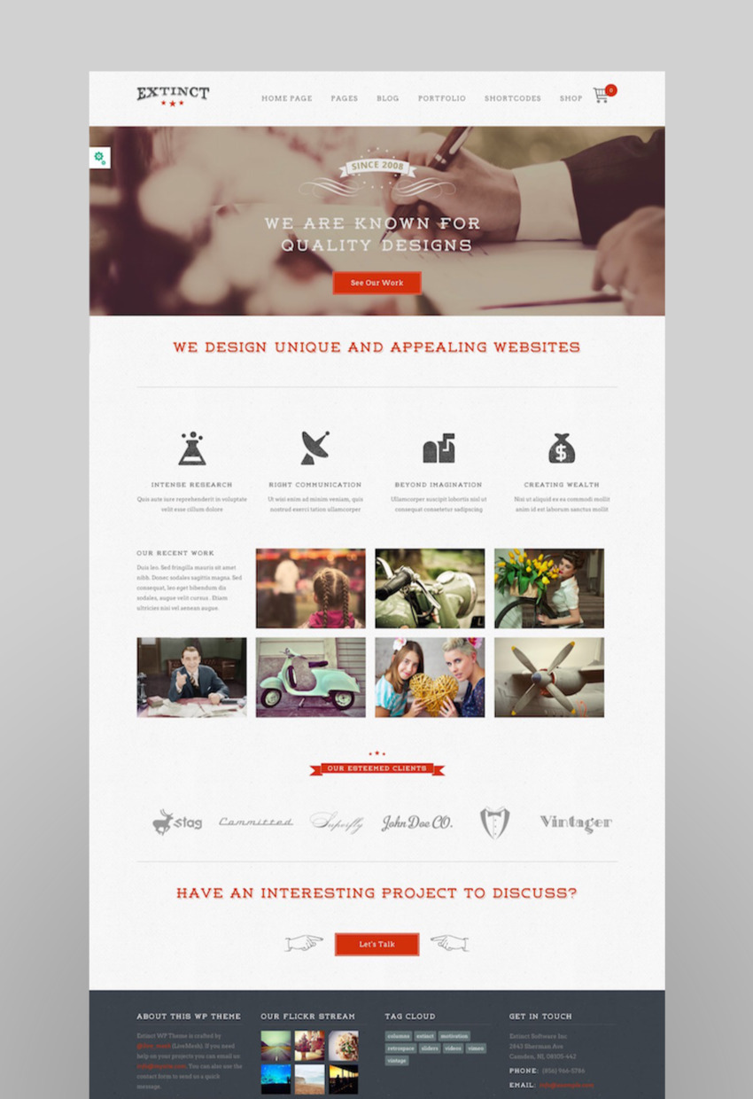 17 Best Vintage (Retro) WordPress site Themes for 2018