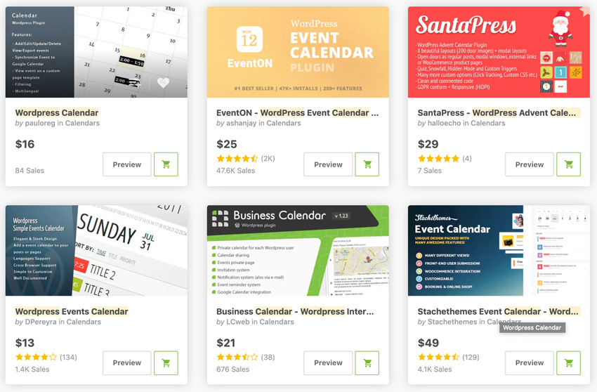20 Best WordPress Calendar Plugins and Widgets (+5 Free Plugins)