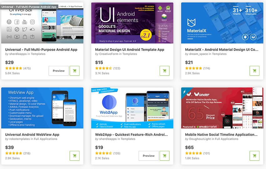 15 Best Mobile App Templates on CodeCanyon