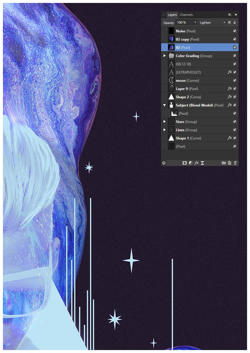 How to Create a Grunge UltraViolet Photo Manipulation Poster in