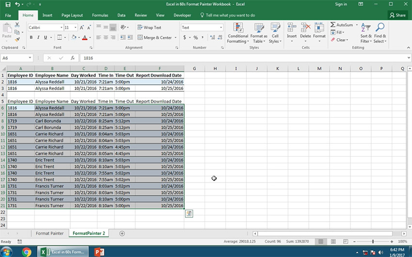How to Use the Excel Format Painter in 60 Seconds