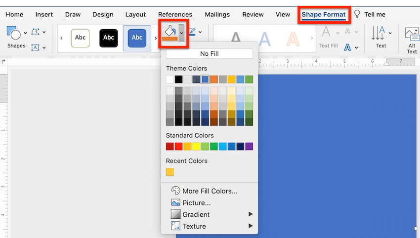 Print background color or image