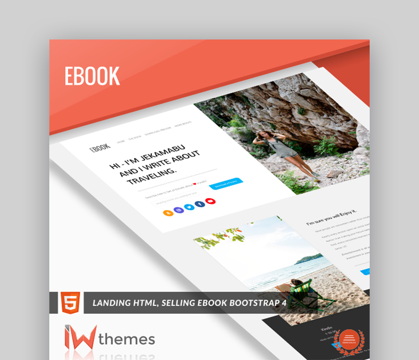 20 Best Book & eBook Landing Page Theme Designs (2020 Examples)