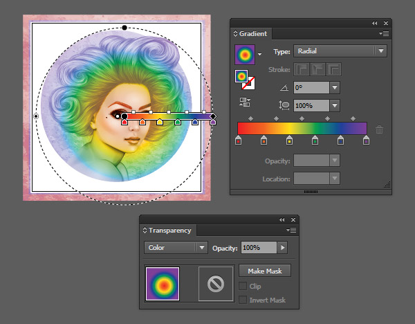 Create a Pride Rainbow Gradient Overlay in Adobe Illustrator KrobKnea