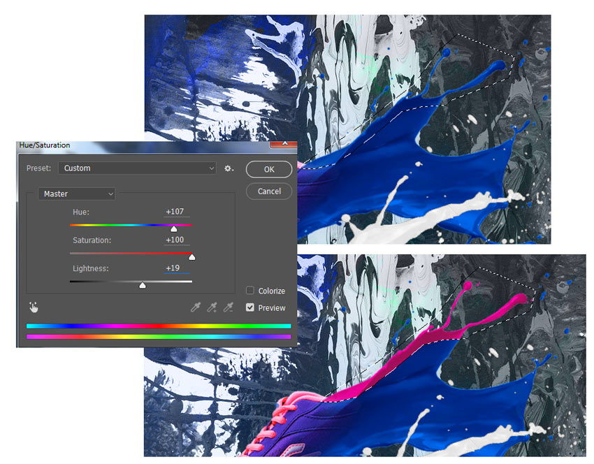 How to Create an Energetic Paint Splashing Effect in Adobe