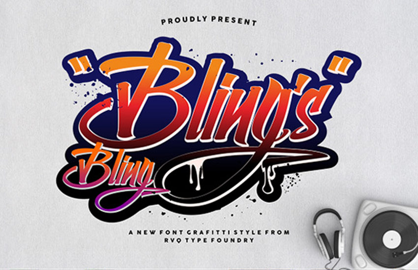 15 Dope Graffiti Fonts Social marketing, Digital