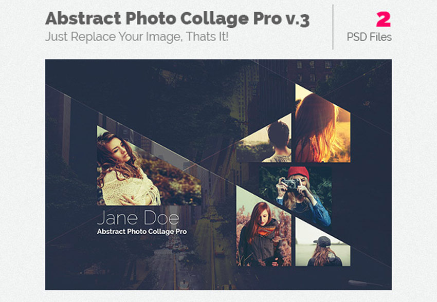 25 Creative Photo Collage Templates for Adobe Graficznie