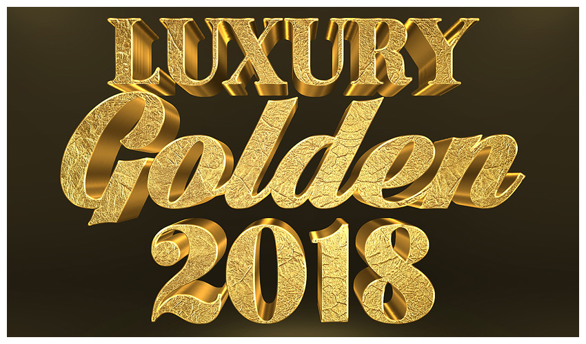 How to Create a 3D Gold Text Effect With Layer Styles