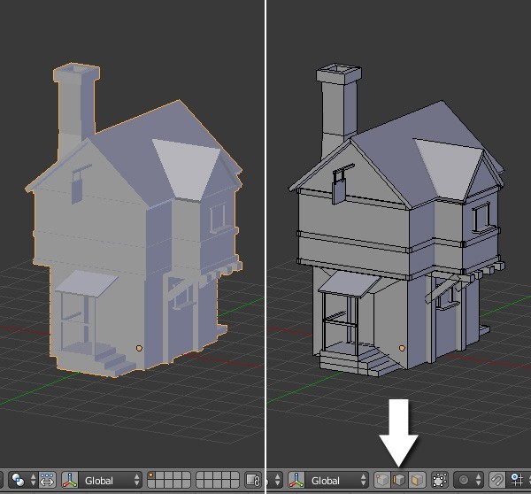Creating a Low Poly Medieval House in Blender Part 2