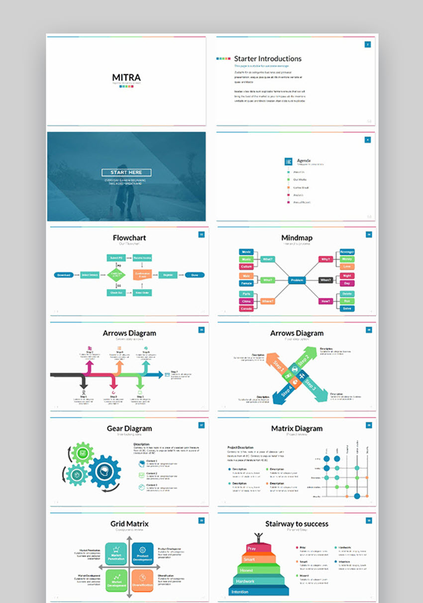 Powerpoint Template Flowchart
