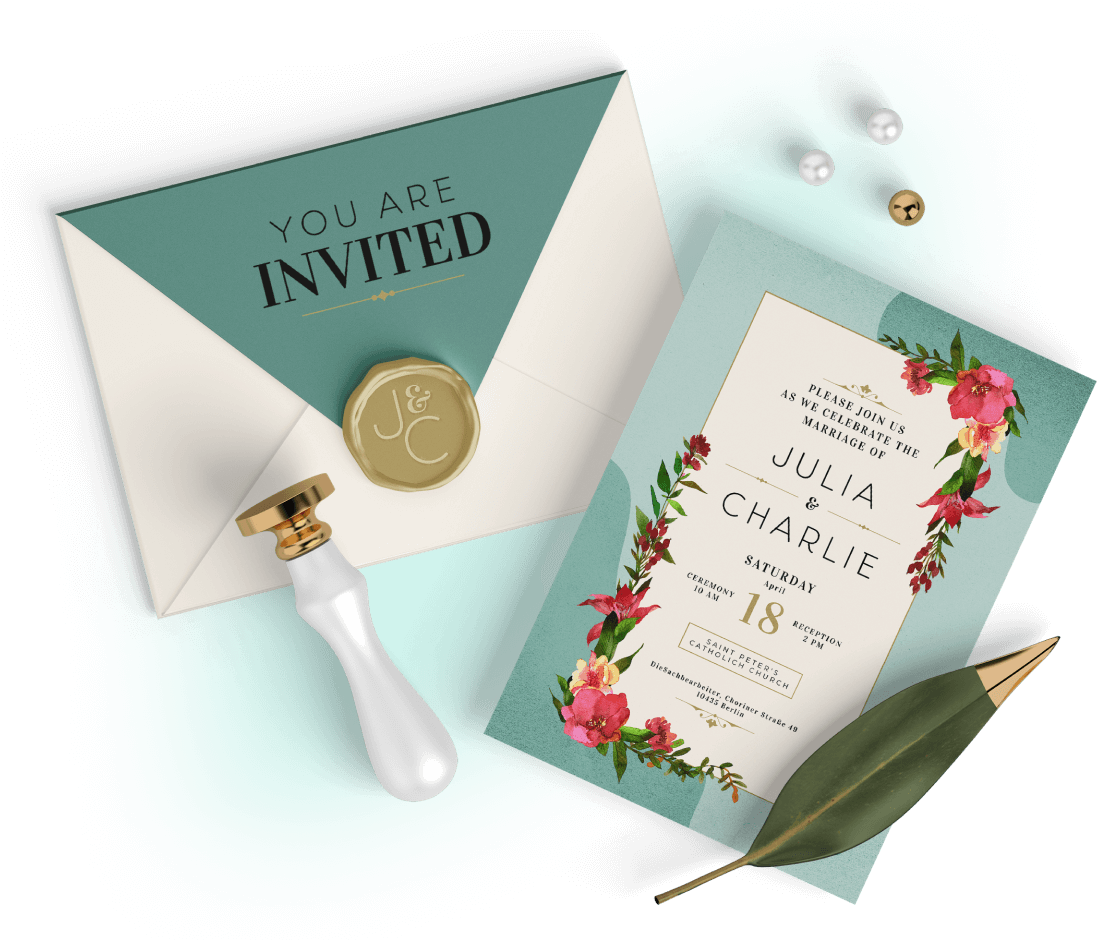 Free Wedding Card Maker Design Your Own Wedding Invitations