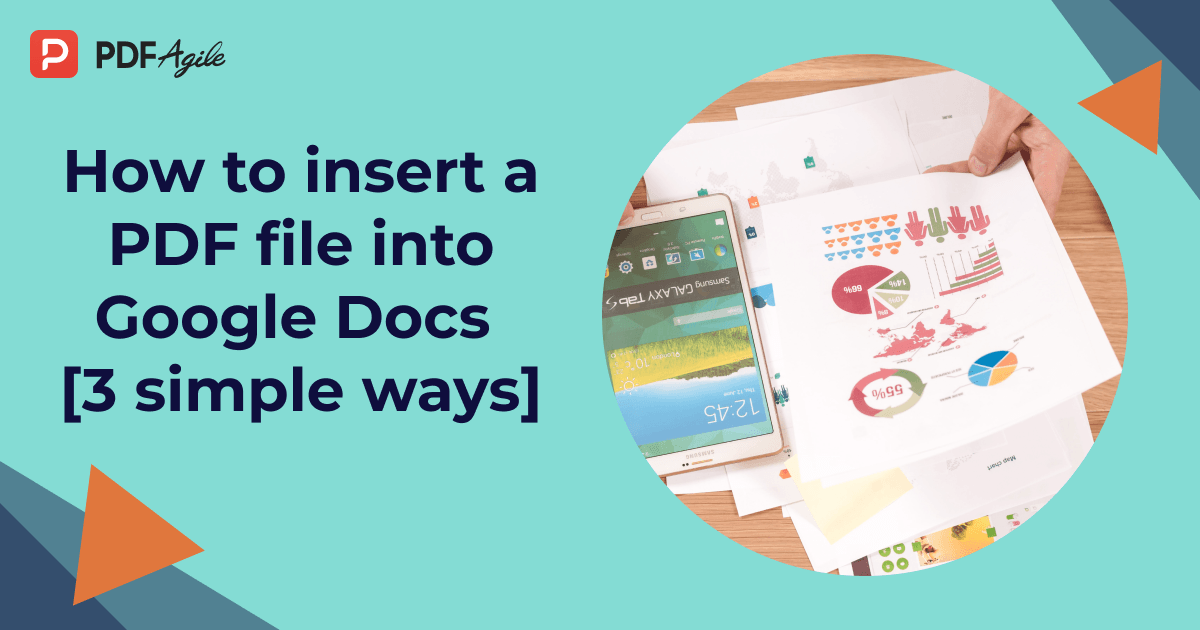 How to insert a PDF file into Google Docs [3 simple ways] PDF Agile