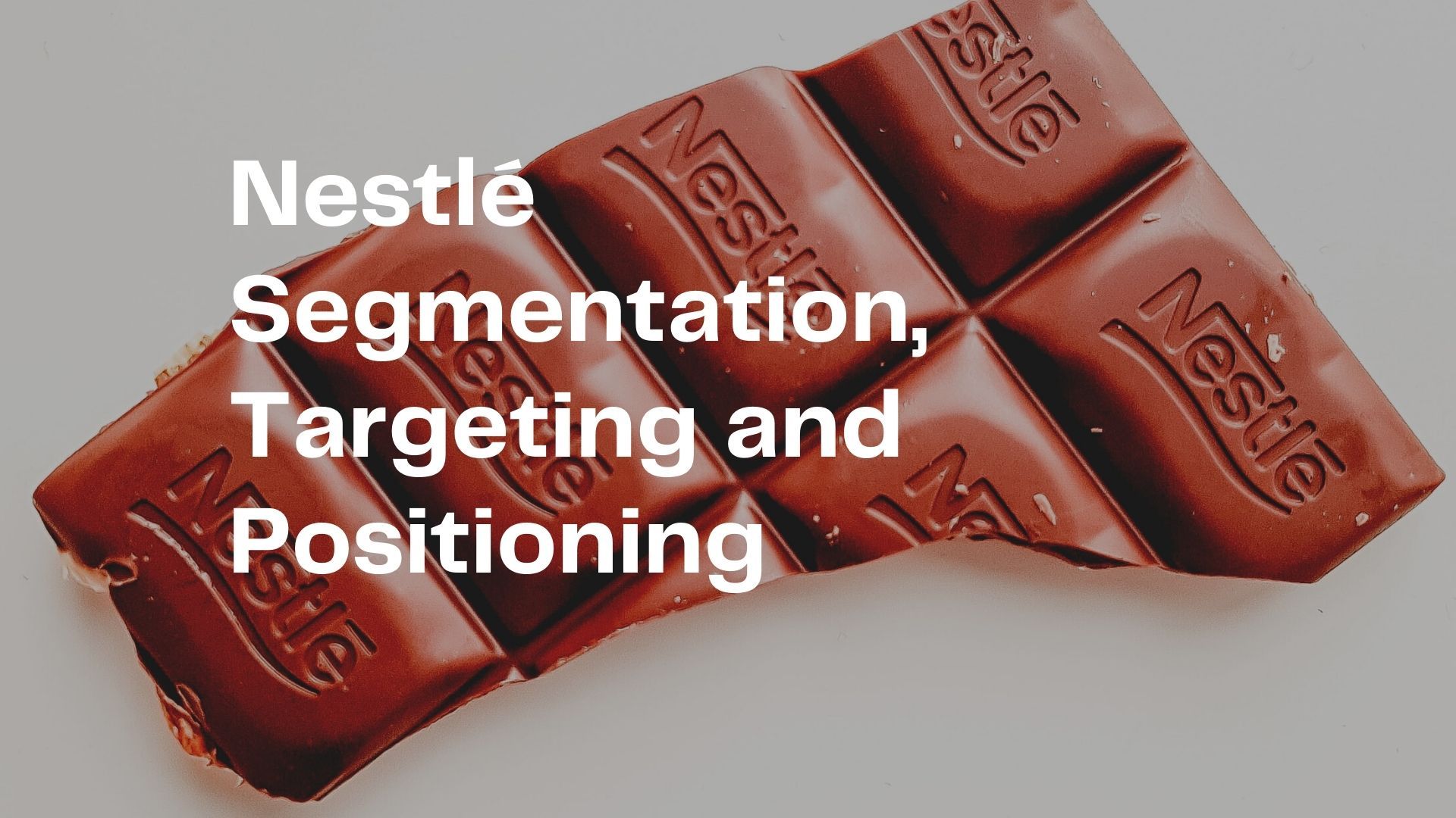 Nestlé Segmentation, Targeting, and Positioning PDF Agile