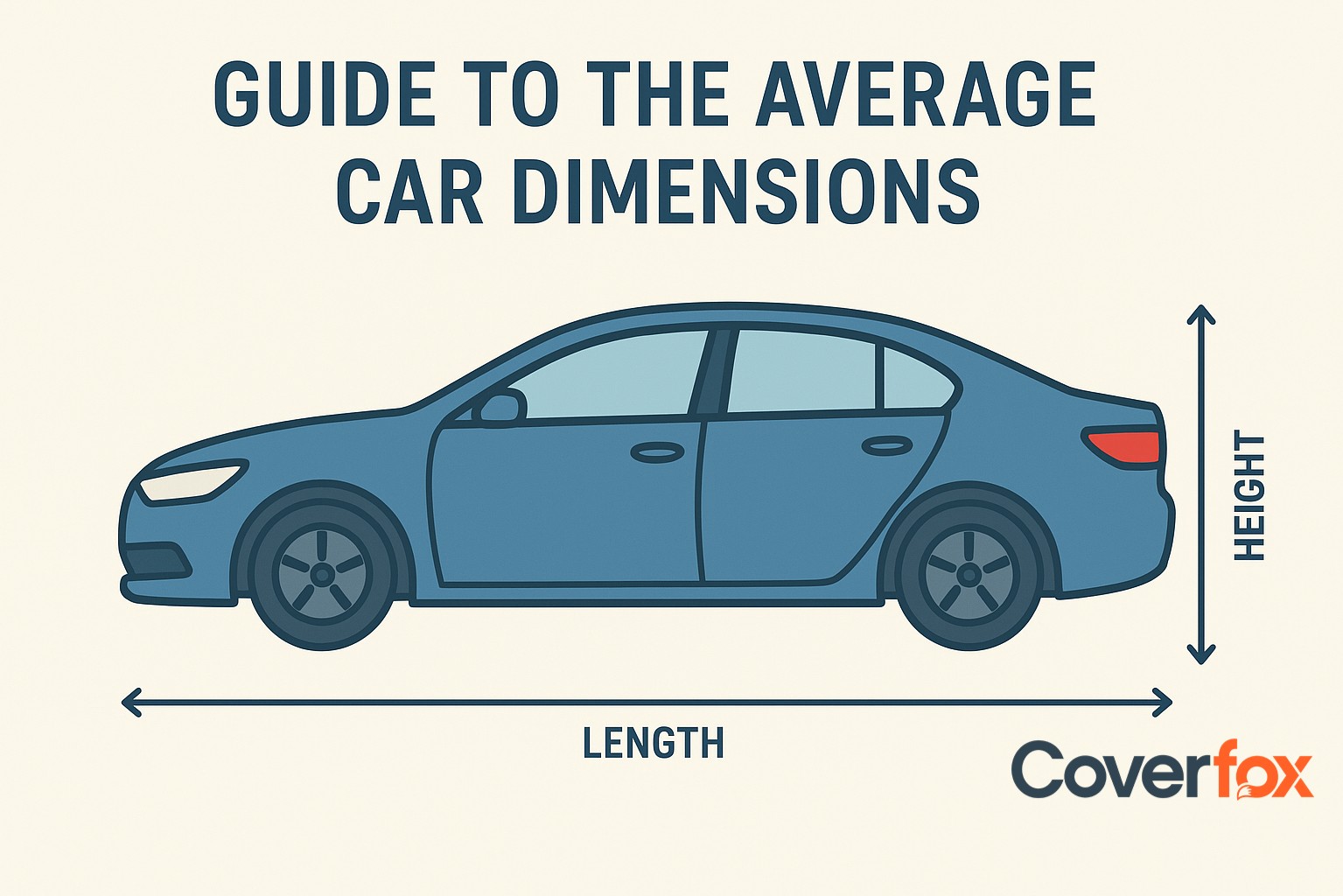 Average Car Dimensions Height Length Width