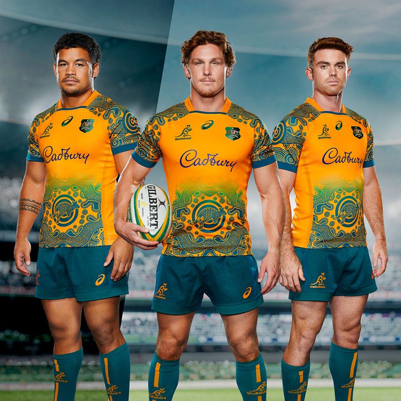 Australian Wallabies 2022 Rugby Union Mens Indigenous Jersey