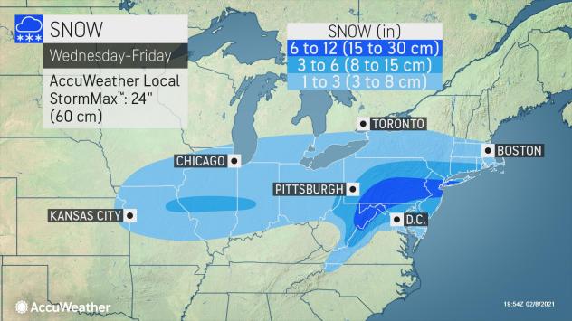 Another Foot of Snow on the Way for NYC? AccuWeather