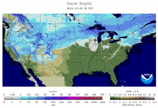 Snow Coverage Map Us Where's The Snow? Comparing 2021'S Lack Of Flakes To Previous Years | Accuweather