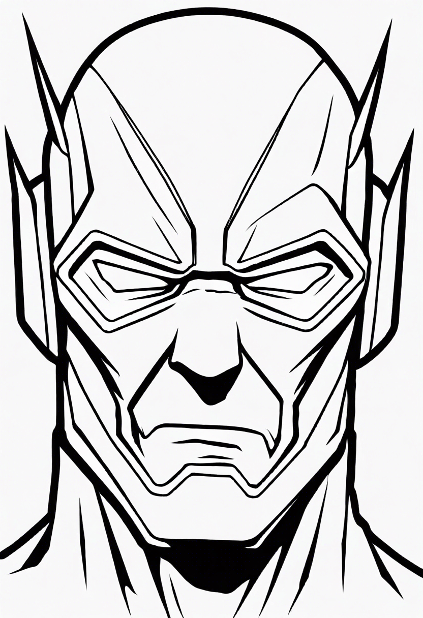 1 Flash Coloring Pages ColorBliss.art