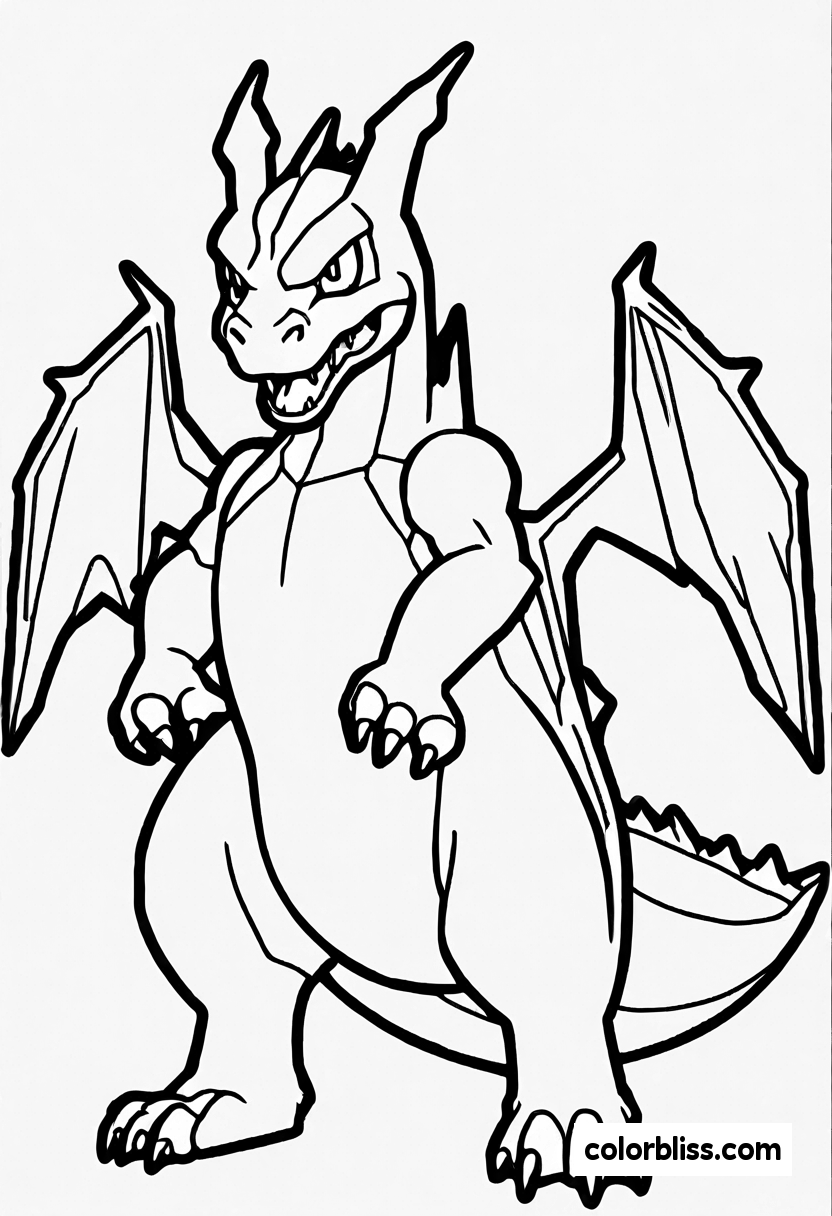 1 Charizard Coloring Pages ColorBliss