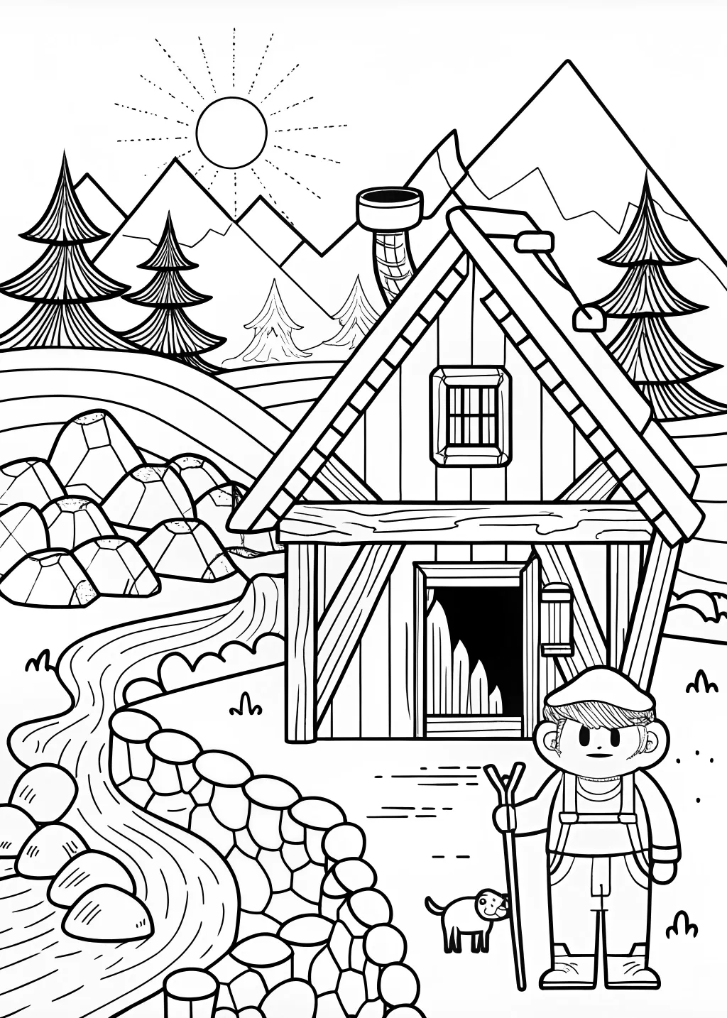 59 Minecraft Coloring Pages