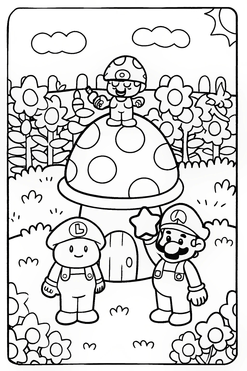 36 Mario And Luigi Coloring Pages ColorBliss