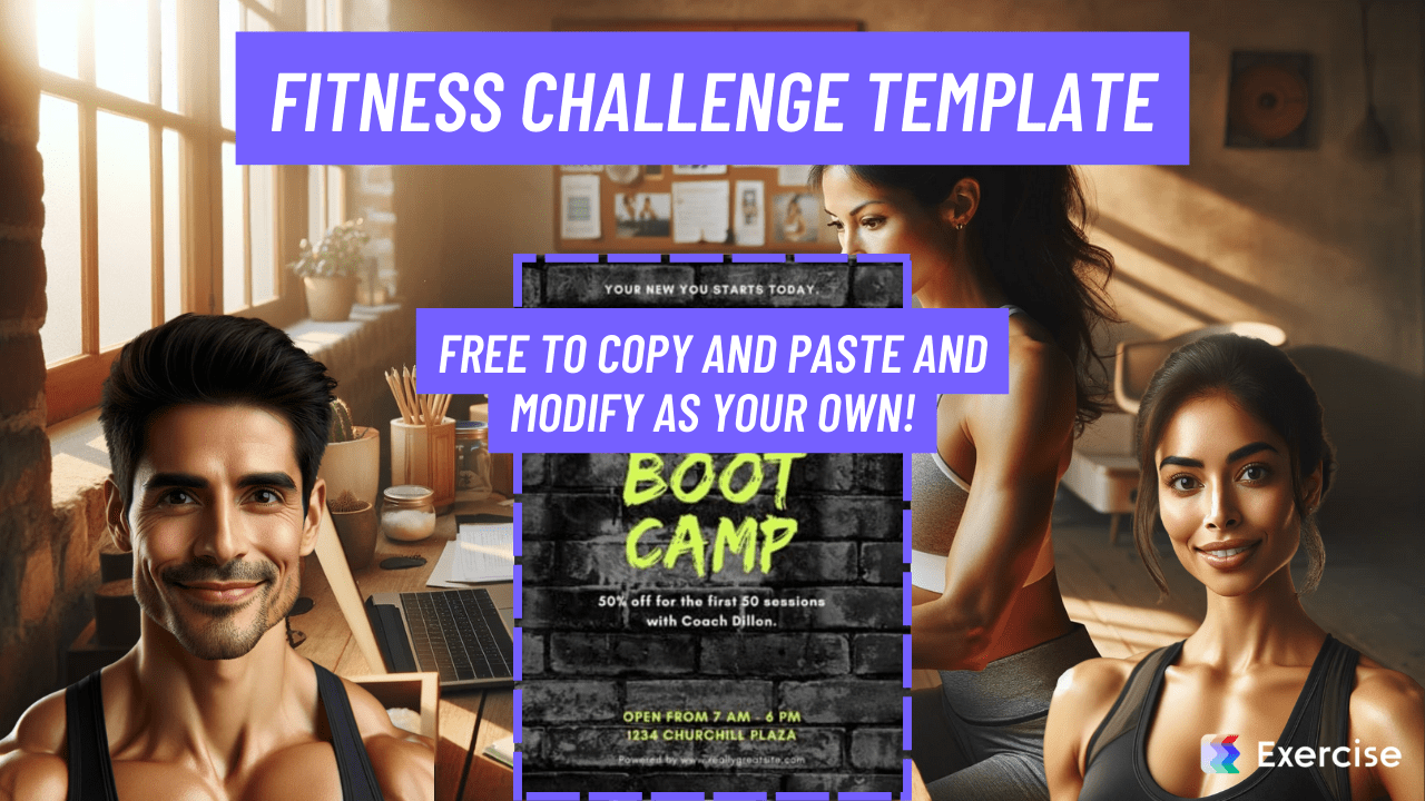 Fitness Challenge Template (FREE)