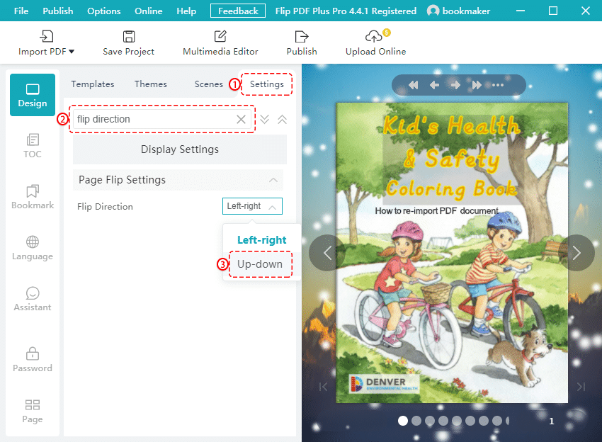 Can we create a vertically flipping ebook FlipBuilder Help Center
