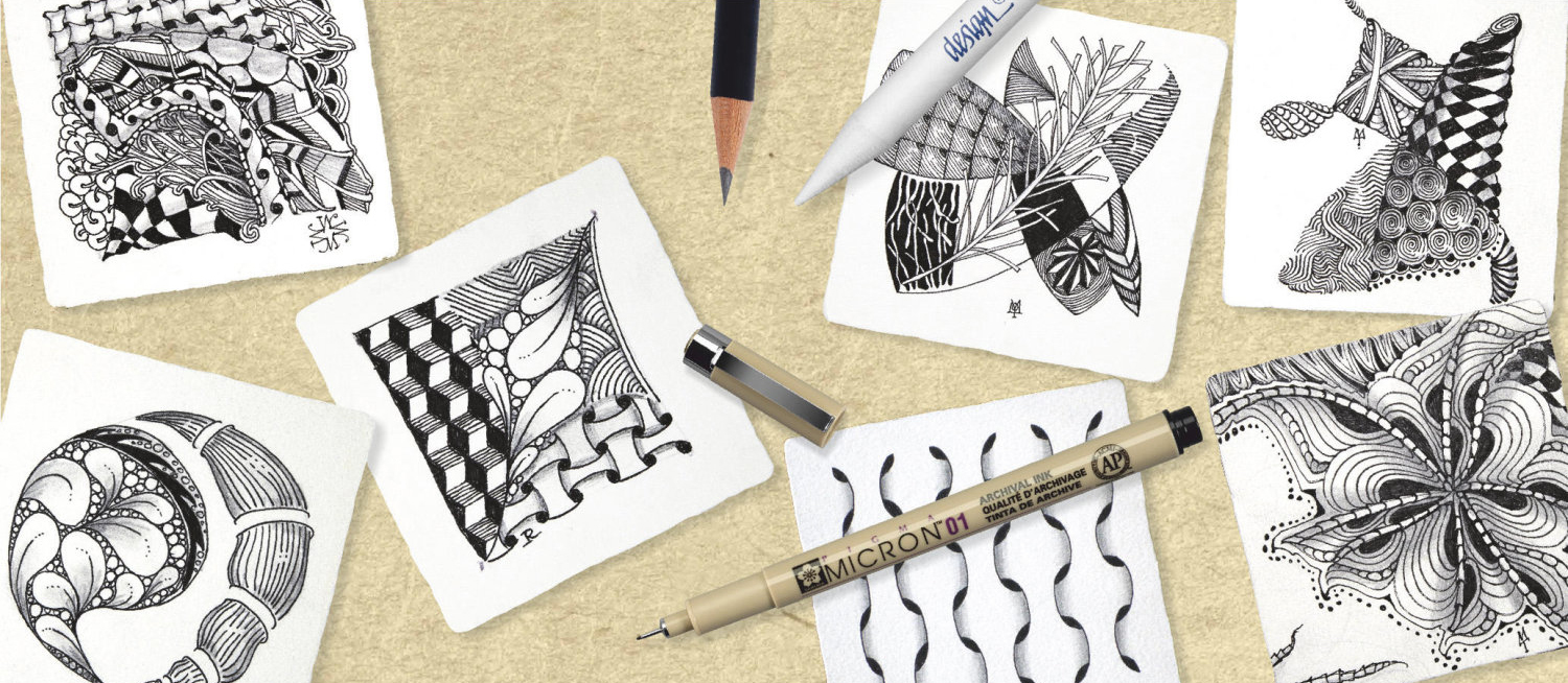 Zentangle® Die Kunst des Entspannens der Gerstaecker Blog