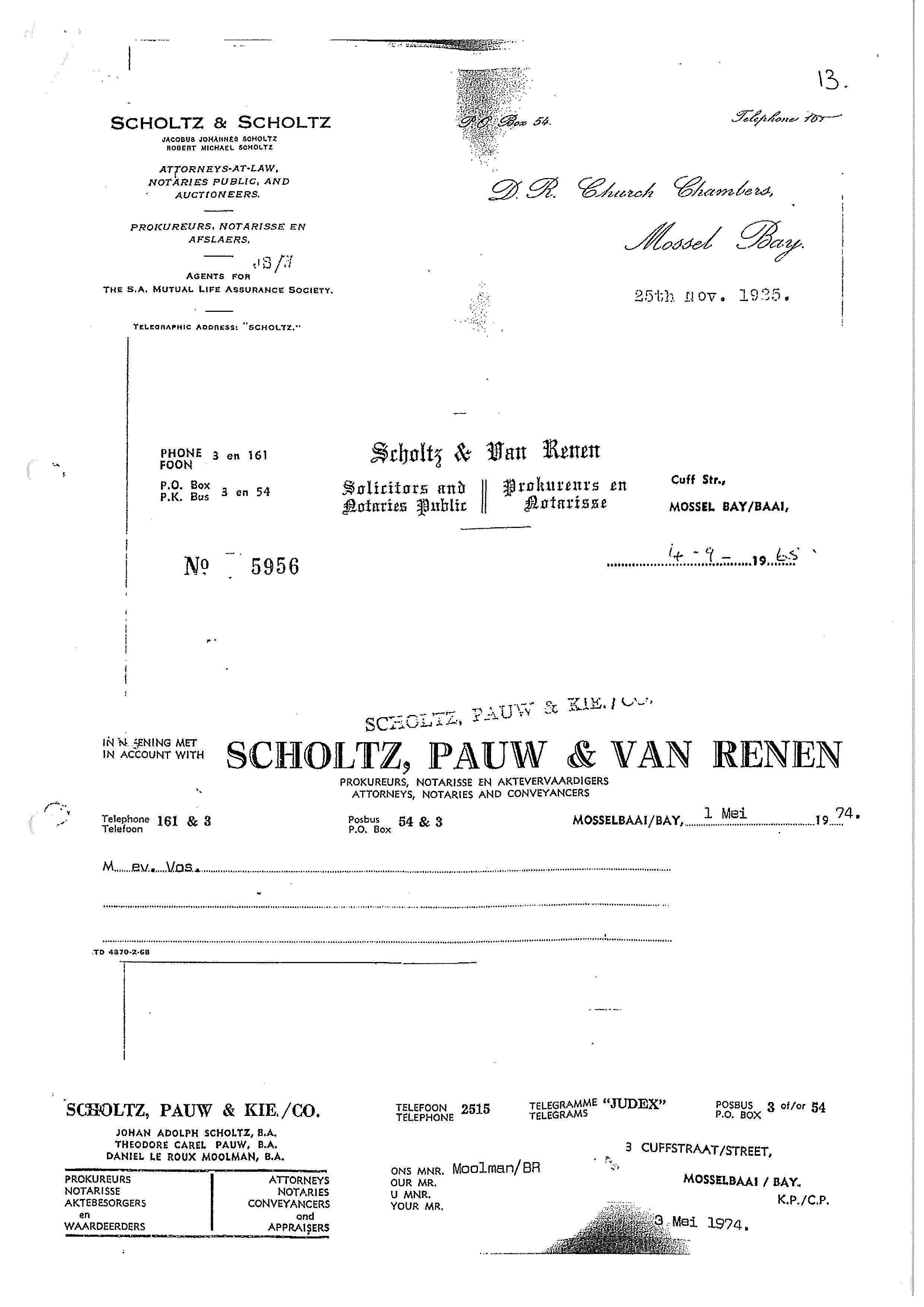 Rauch Gertenbach Kronkelpad deur die geskiedenis Oudtshoorn Courant