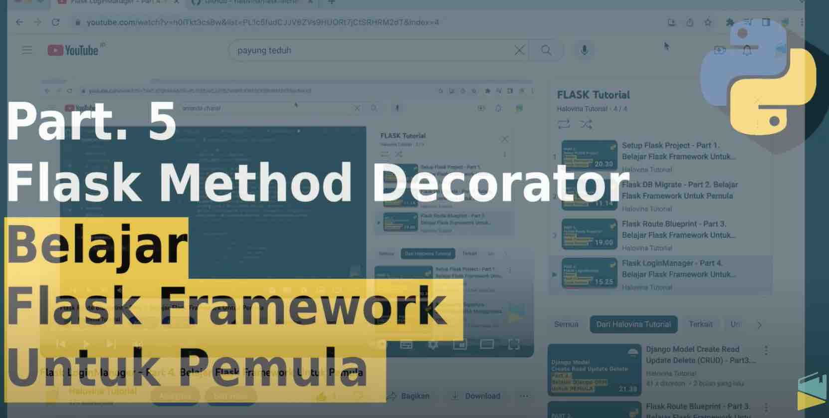 Flask Method Decorator Flask Framework halovina