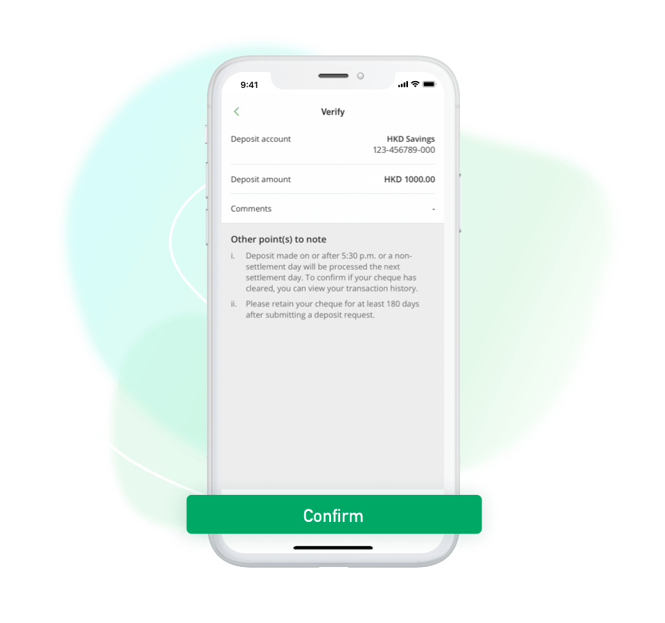 How to use Hang Seng Mobile Cheque Deposit SmartDigital Banking