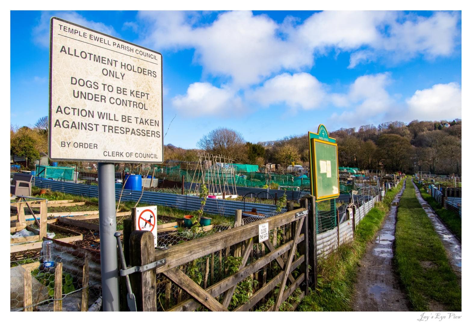 Allotments Temple Ewell Dover, Kent Temple Ewell, Dover