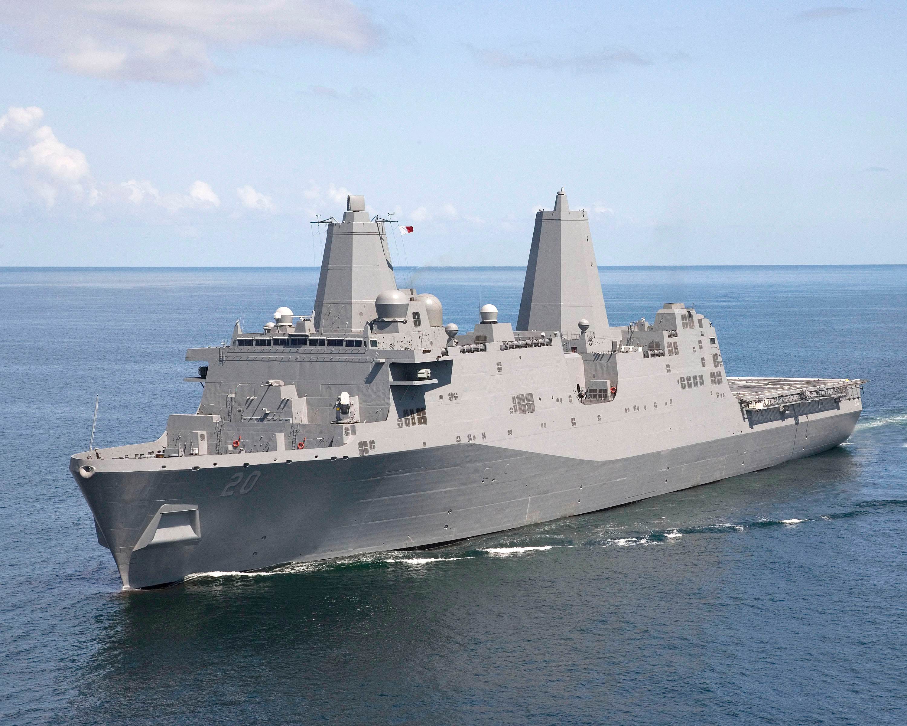 Photo Release Northrop Grummanbuilt Amphibious Transport Dock Ship