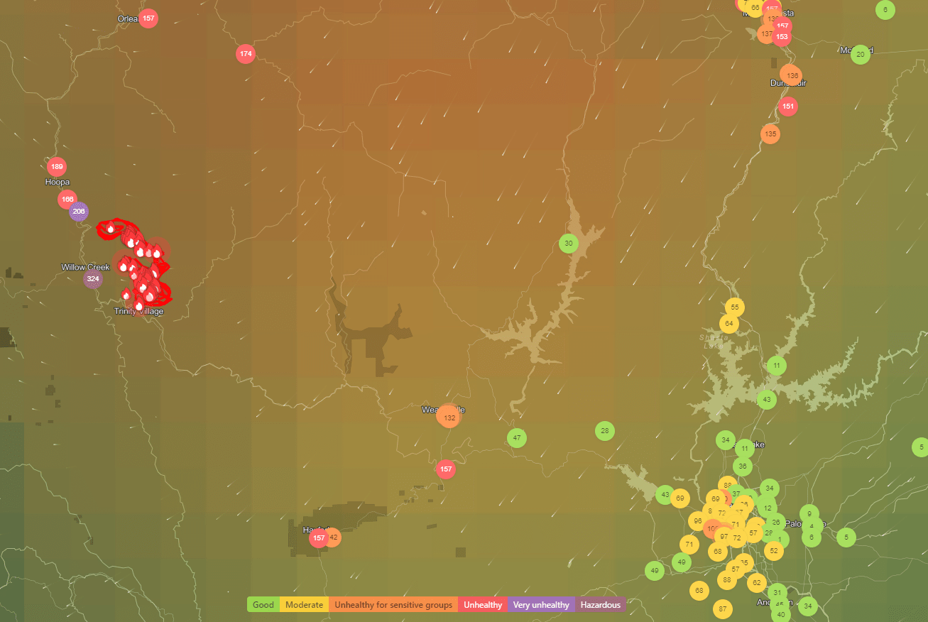 Intense heat wave fuels West Coast wildfires, air quality alerts IQAir