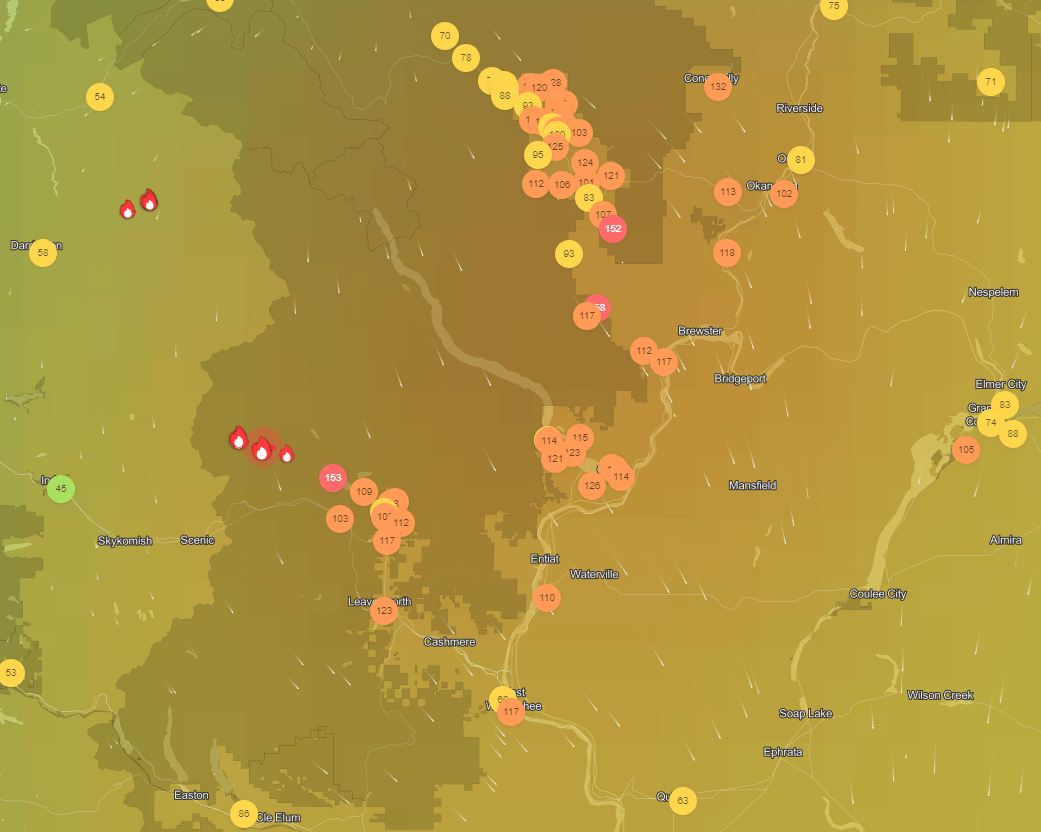 Intense heat wave fuels West Coast wildfires, air quality alerts IQAir