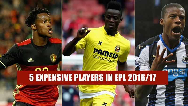Expensive players in EPL